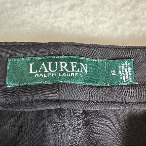 Lauren by Ralph Lauren Black Dress Shorts 12 - Picture 3 of 5